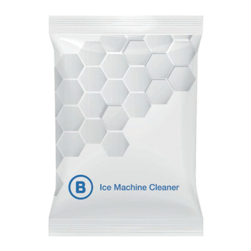 Ice Machine Cleaner packaging, part of essential ice machine cleaning supplies for maintaining ice quality.
