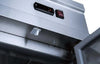 Control panel and door of a 3RR Triple Solid Door Cooler, a commercial refrigerator with solid doors.