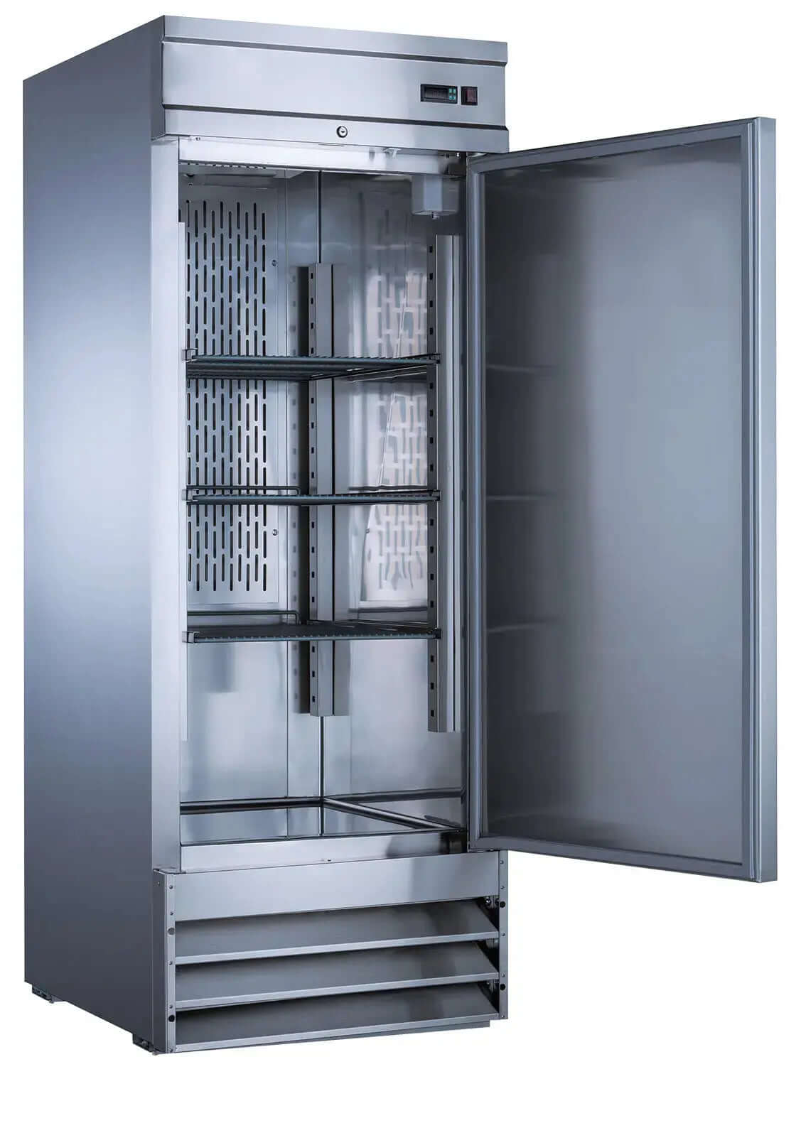 1RR Single Solid Door Cooler - 29" Width, a single solid door commercial cooler perfect for commercial use.