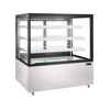 EFI CGSM-3756 Commercial Refrigerated Straight Sided Glass Display Case for showcasing products, commercial refrigerated glass display case.