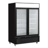 EFI F2-48GDVC glass door merchandising freezer with spacious interior and sleek design.