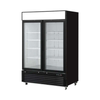 EFI F2-54GDVC commercial glass door freezer with two glass doors, ideal for displaying frozen goods.
