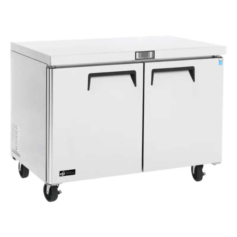 EFI FUDR2-48VC Stainless Steel Commercial Undercounter Freezer for efficient cold storage in commercial kitchens.