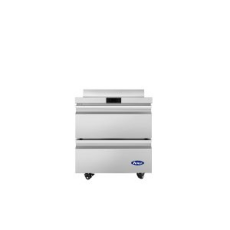 Atosa AWF27D2 27.5-Inch Commercial Two-Drawer Worktop Freezer