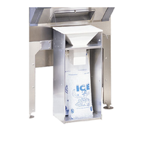 Follett ABBAGGERKT Ice Bagging Kit for commercial use with 250 capacity ice bags in a stainless steel setup.