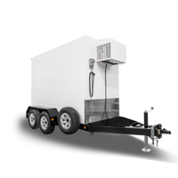 Leer 5x10T AD Dual-Axle Mobile Refrigerated Storage Trailer for temperature-controlled transportation.