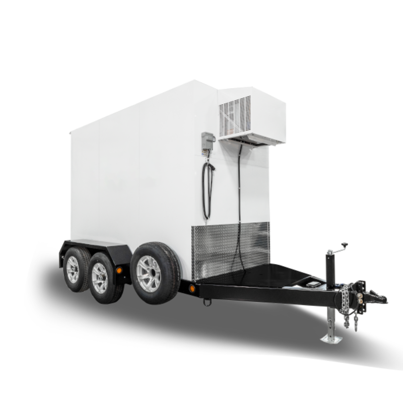 Leer 5x10T AD Dual-Axle Mobile Refrigerated and Freezer Storage Trailer, 120x60 Inches
