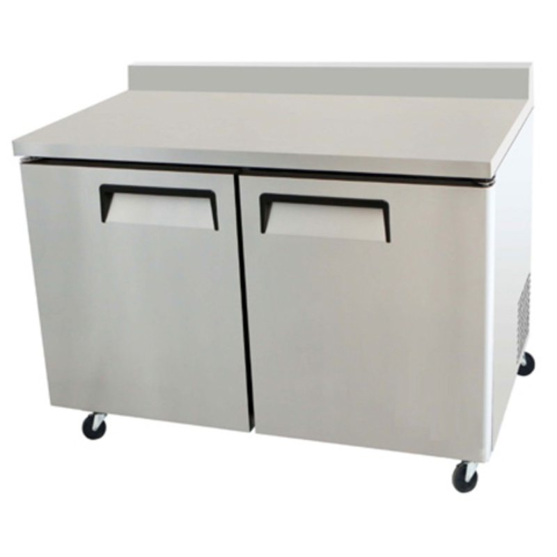 EFI CWDR2-48VC 48-Inch Commercial Worktop Refrigerator with Backsplash