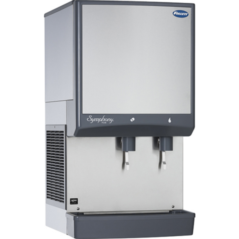 Follett 50CI414W-L Symphony Plus 425-lb Water-Cooled Countertop Ice and Water Dispenser