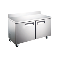 EFI FWDR2-48VCX 48" Versa Chill 2-Door Commercial Worktop Freezer, 13.4 Cu. Ft.