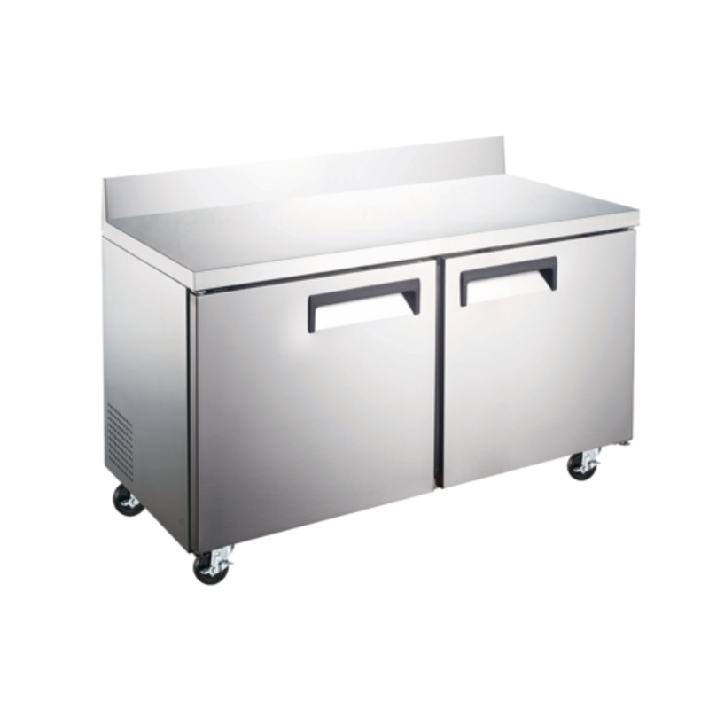 EFI FWDR2-48VCX 48" Versa Chill 2-Door Commercial Worktop Freezer, 13.4 Cu. Ft.