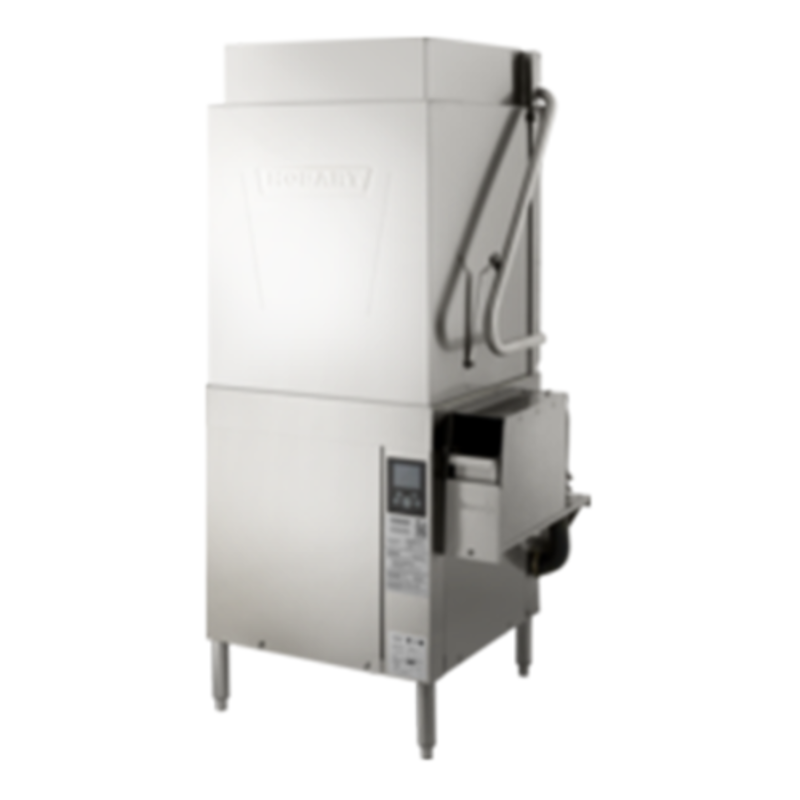 Hobart AM16T-ASR-2 Electric Tall Door-Type Dishwasher with Soil Removal, 52 Racks/Hr