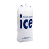 Follett 00116434 poly ice bags for Ice Pro systems filled with fresh, pure ice in a clear bag.