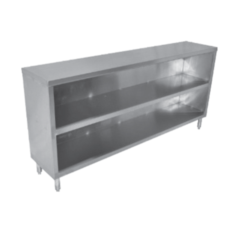 Thorinox TKOC-1836-SS 36" x 18" Commercial Stainless Steel Open Front Dish Cabinet