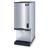 Manitowoc CNF0202A-L Countertop Nugget Ice Maker and Water Dispenser in a sleek stainless steel finish.