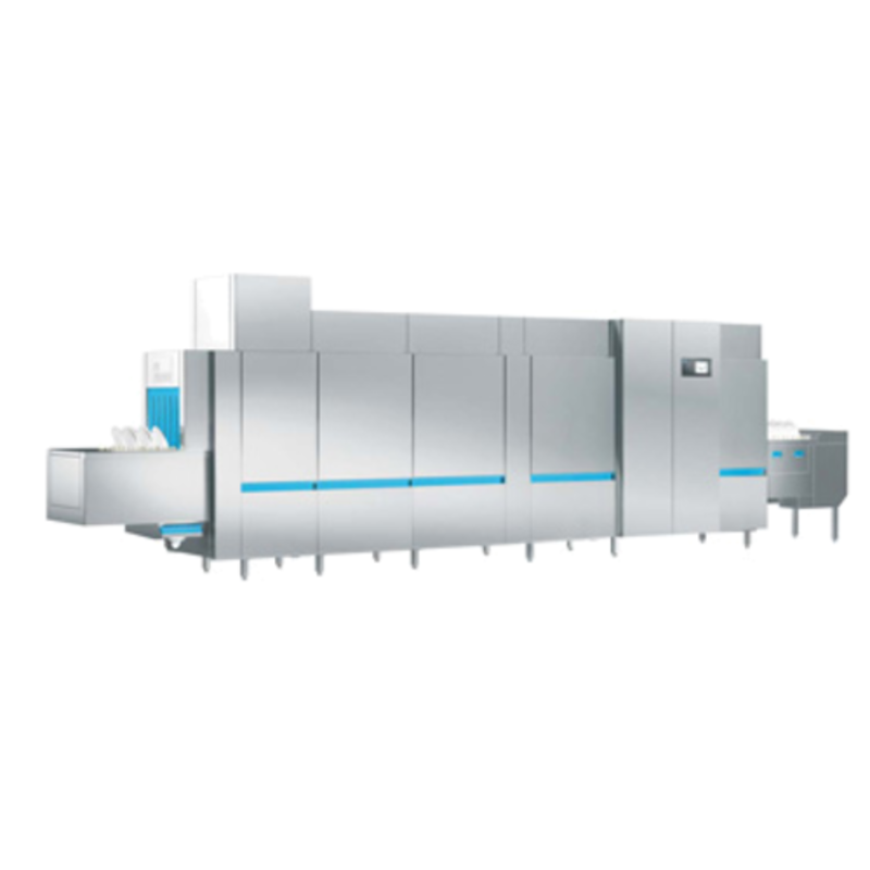 MEIKO B-L74 P8 M-iQ High-Temp Flight Type Dishwasher - 14,993 Dishes/Hr