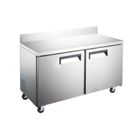 EFI CWDR2-60VCX 60-Inch Commercial Worktop Refrigerator with Backsplash
