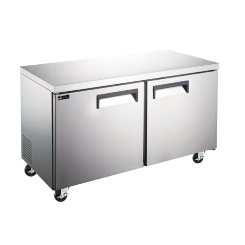 EFI FUDR2-60VCX 60.2-Inch Solid Door Commercial Undercounter Freezer
