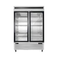 EFI F2-54GDSVC 54.4-Inch Stainless Steel Display Freezer Merchandiser