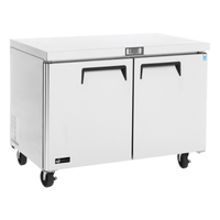 EFI FUDR2-48VC Versa-Chill 48.2-Inch Two-Door Undercounter Commercial Freezer