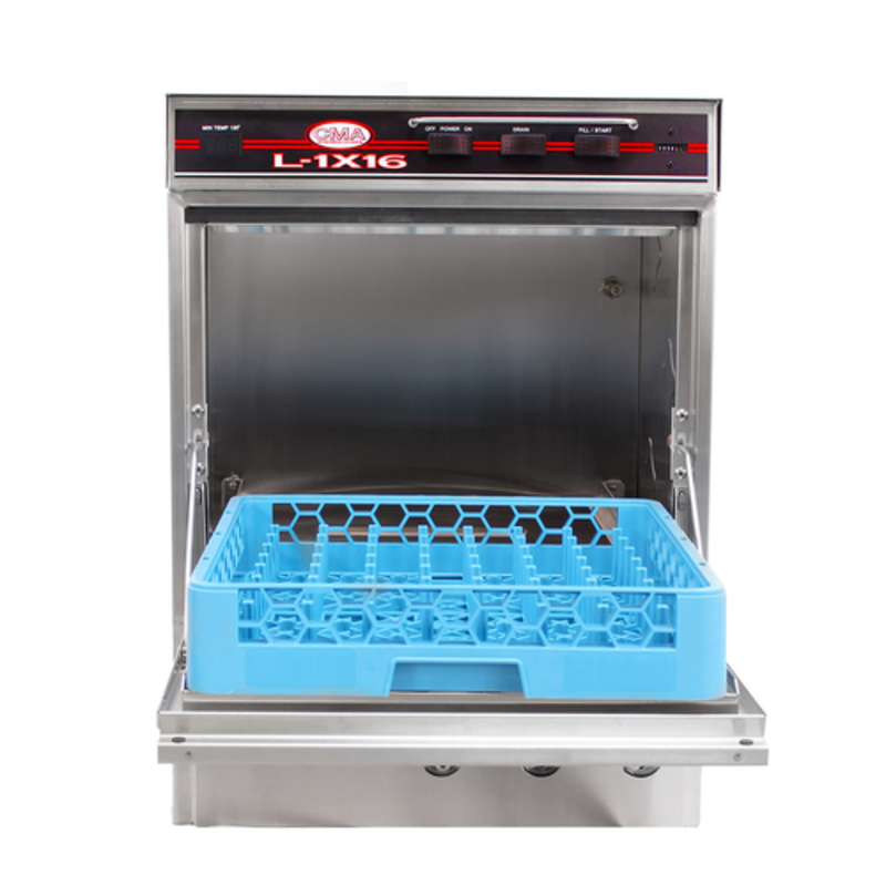 CMA Dishmachines L-1X16 W/HEATER Low Temp Undercounter Commercial Dishwasher
