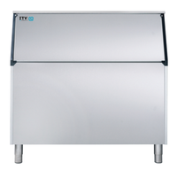 ITV S-1050 High-Volume Ice Storage Bin with slope front design for efficient ice access.