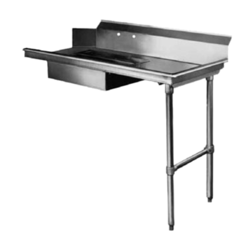 CMA Dishmachines SR-60 60-Inch Right-to-Left Soiled Dishtable with Pre-Rinse Sink
