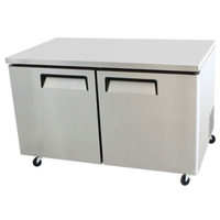 EFI CUDR2-60VC 60-Inch Versa-Chill 2-Door Commercial Undercounter Cooler
