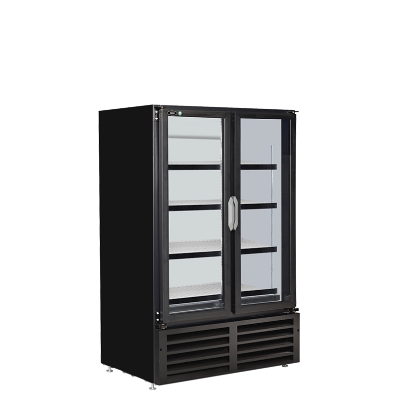 QBD CD14-HC/RX 24-Inch Glass Door Pharmacy Refrigerator - Black