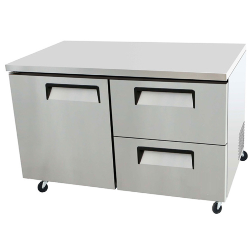 EFI Versa-Chill CUDW2-60VC 60-Inch 1-Door 2-Drawer Undercounter Refrigerator