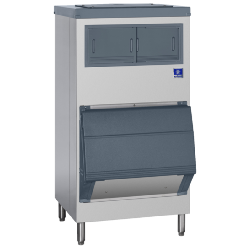 Manitowoc F700 509-Lb commercial ice storage bin with stainless steel exterior for high-volume operations.