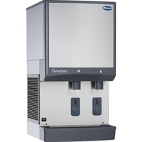 Follett Symphony Plus 50CI414W-S Countertop Chewblet Ice Dispenser for reliable hydration in healthcare settings.