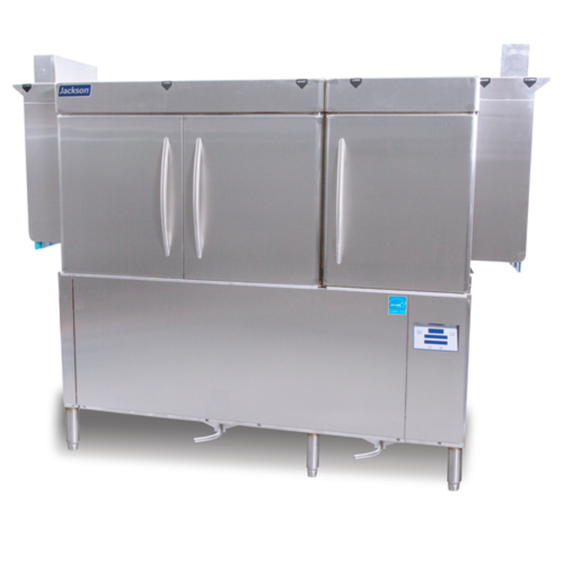 Jackson RACKSTAR 66CE Single-Tank Conveyor Dishwasher with 22-Inch Pre-Wash, 224 Racks/Hr