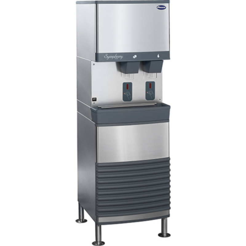 Follett 50FB414W-S Symphony Plus 50-lb Touchless Freestanding Ice & Water Dispenser