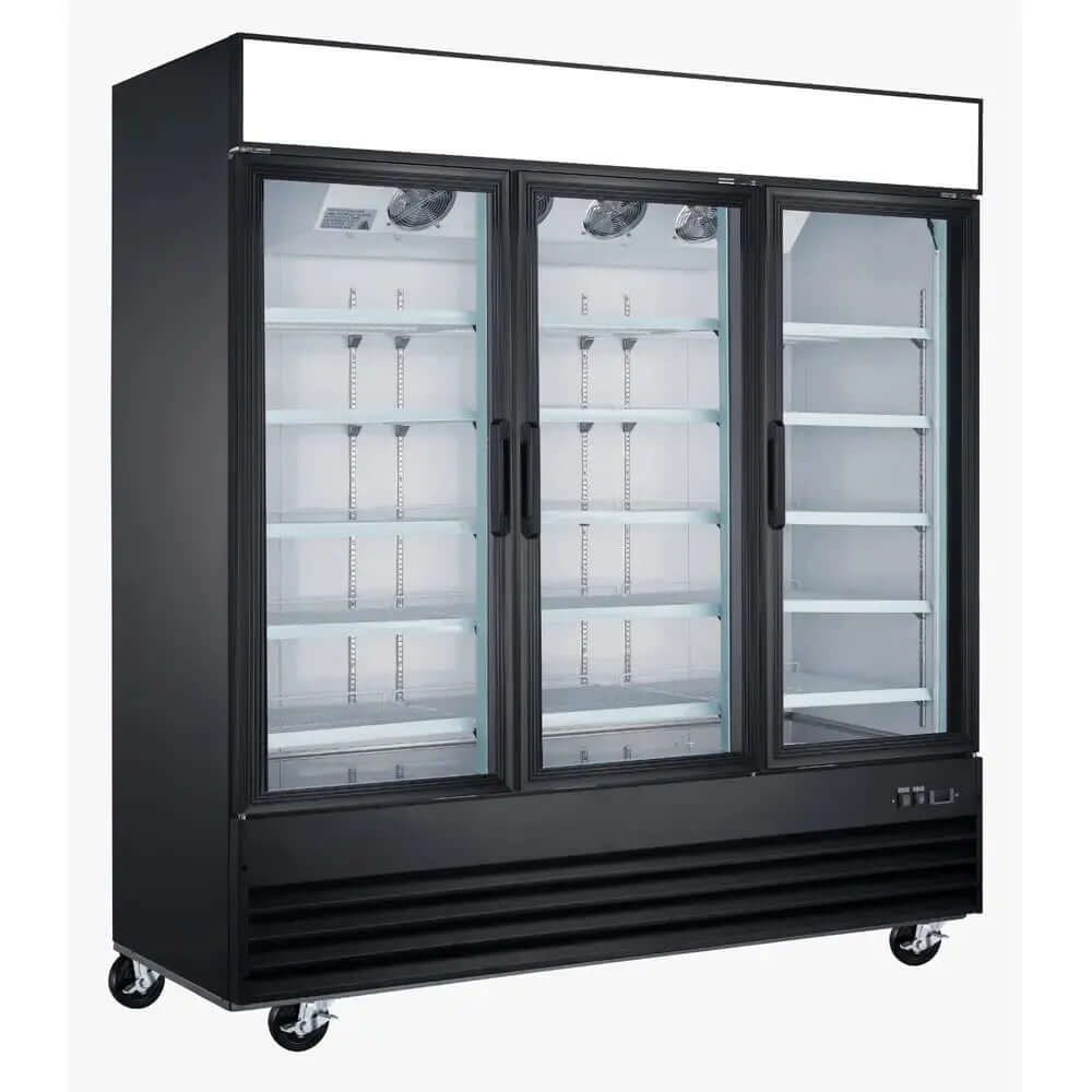 Scratch & Dent SD1.9L3-HC Three Glass Door Freezer - 79.5" Width