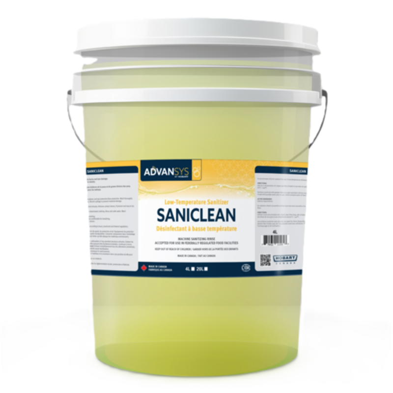 Hobart SANICLEAN-2 20L Commercial Warewashing Sanitizer for Low-Temp Machines