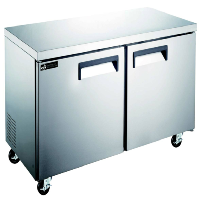 EFI 36.2" Versa-Chill Two-Door Undercounter Reach-In Freezer (FUDR2-36VCX)