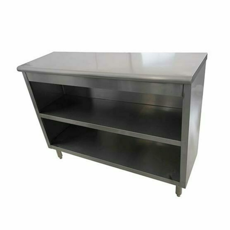 EFI TDC2072 72-Inch Open Front Stainless Steel Dish Storage Cabinet
