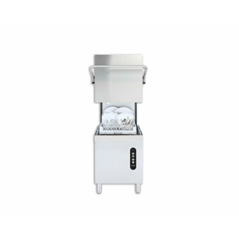 Jet-Tech EV22 High-Temperature Door-Type Commercial Dishwasher, 30 Racks/Hr