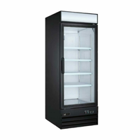 EFI F1-31GDVCX 22.9 Cu. Ft. Single Glass Door Display Freezer in Black