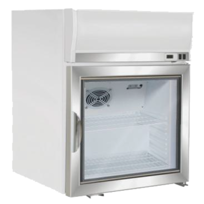 Maxx Cold MXM1-2.5FHC 2.6 cu.ft. White Countertop Display Freezer